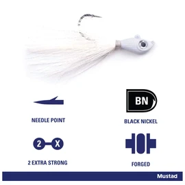 Mustad BEB-4-BPP Big Eye Bucktail