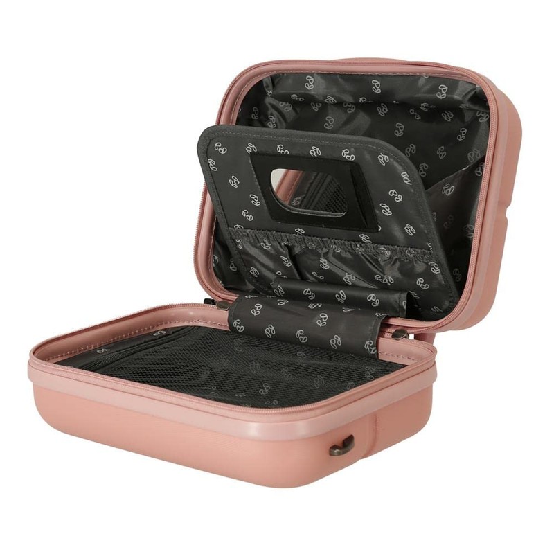 Pepe Jeans Laila Cabin Trolley, Light-pink, Wash bag made of