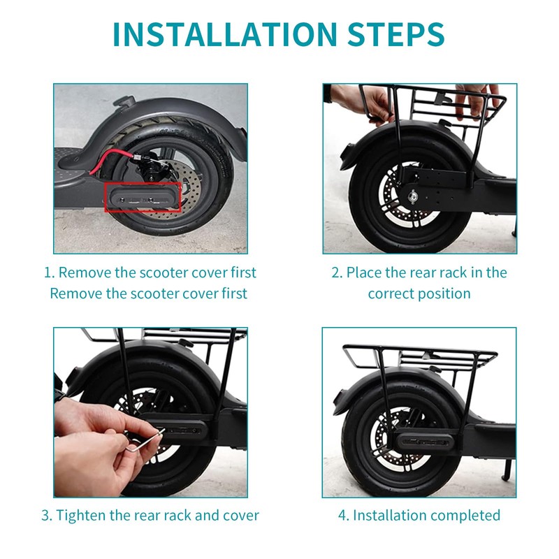 Scooter Pannier Rack for Ninebot Max G30D 2/Max G30 Accessories