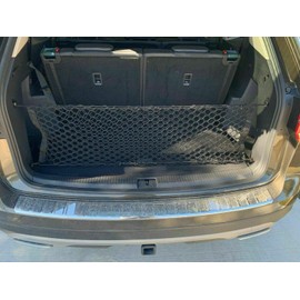 EACCESSORIES EA Trunk Organizer Cargo Net for Volkswagen Atlas 2017-2023 - Envelope Style Cargo Net for SUV - Premium Mesh Elastic Car Trunk Organizer Vehicle Carrier Storag – Compatible with VW Atlas