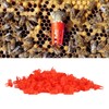250PCS Plastic Opening Bee Queens Cage Protective Cell Cover Beekeeping