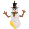 Tree Buddees Funny Pee on Snowman Christmas Ornament