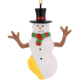 Tree Buddees Funny Pee on Snowman Christmas Ornament