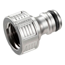 Gardena Tap Connector 1 Inch, Silver