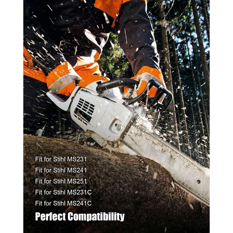 QAGGUM Carburetor Tune Up Kit Fit for Stihl MS231 MS231C