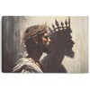 Framed Jesus is the King Christian Wall Art, Jesus and