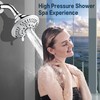 BRIGHT SHOWERS High Pressure 9-Function Rain Shower Head, Luxury Bathroom