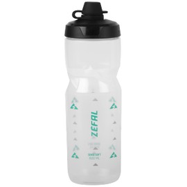 ZEFAL Sense Soft No Mud Bicycle Bottle - Bicycle Water Bottle - MTB Bottle with Mud Protection - Sports Water Bottle without BPA - Translucent, 800 ml