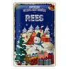 Winterliche Weihnachtsgrüße | aus Rees | Blechschild | 12 cm
