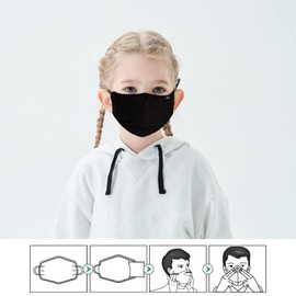 Kids Reusable and Washable Balaclavas Cotton Fashion with Adjustable Ear Loops(5 PCS)
