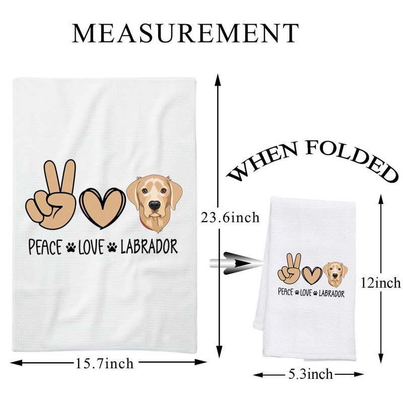 PLITI Labrador Kitchen Towel Labrador Retriever Gift Labrador Lover Gift