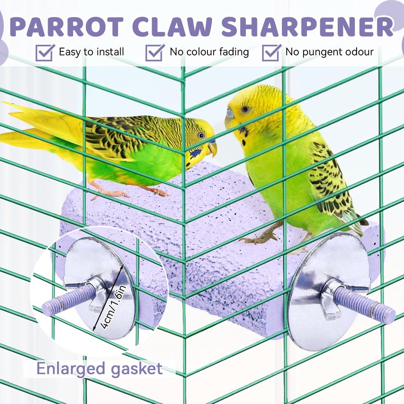 Parrot Perch Calcium Bird Bows, Bird Teeth Mouth Molar Teeth
