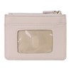 Julia Buxton Pebble RFID Pik-Me-Up® Slot Coin Pouch White Pepper