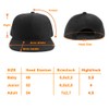 SILVERFEVER Infant Toddler Kids Junior Solid Color Structured Snapback Cap