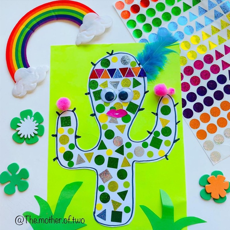 Holographic Stickers, 8 Colours, 216