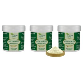 VITA IDEAL Vegan® ASTRAGALUS - Root 3 x 300 g Powder - Tragane Root Frigidus - Daily Serving 900 mg Astragalus Root, Natural, Vegetable & No Additives, Includes Measuring Spoon