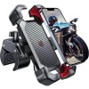 MM Electronicles Motorcycle Phone Mount Auto Lock 100mph Military Anti-Shake