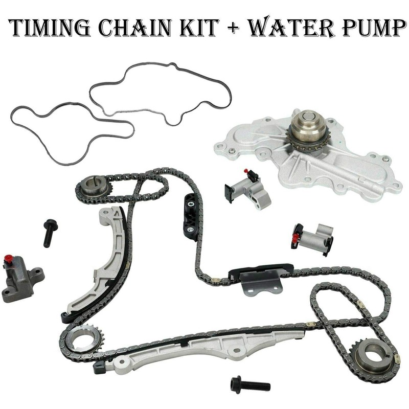 BLACKHORSE-RACING Timing Chain Kit + Water Pump Compatible with 2007