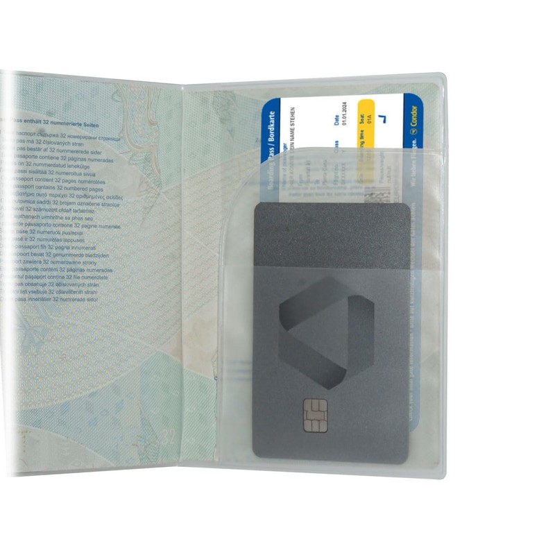 Soul-Cats Passport Cover Transparent 13 x 19 cm Pack of
