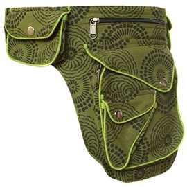 Little Kathmandu Cotton Popper Bum Bag/Fanny Pack - Einheitsgröße
