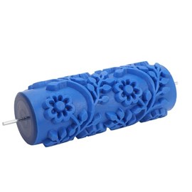 Rodillo de Pintura con Patrón, Plantilla de Textura de Manga Lavable y Reutilizable de 5 Pulgadas, Decoración de Pared, Herramientas de Bricolaje, Rodillo de Textura Decorativa,