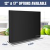 Pailexin Magnetic Knife Block Without Knives—Black Stainless Steel Double-Sided Magnetic