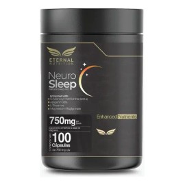 Eternal Nutrition Neuro Sleep Complejo Relajante 100 Cápsulas Bisglicinato Magnesio Teanina Apigenina Sam Porciones 750 Sueño Profundo Descanso