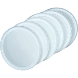 Future Essentials Plastic Can Lids For #10 Cans, 6-Pack, BPA-Free, Reusable Snap-Tight Covers, In