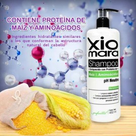 Xiomara Shampoo Neutro Proteína De Maíz Y Aminoácidos 450ml