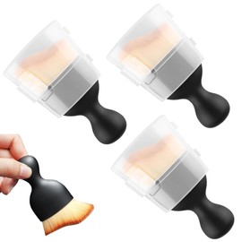 Musiin Guitar Mini Soft Bristle Instrument Cleaning Brush for Guitar, Violin, Piano and Other Instruments Cleaning Tools (3 Packs)