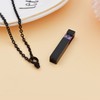 Crystal Bar Memorial Urn Necklace Ashes Holder Keepsake Cremation Jewelry