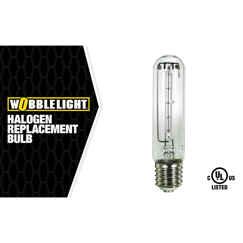 Wobble Light 500-Watt Double Envelope Tungsten Replacement Halogen Bulb for