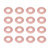 280pcs 12 Sizes Assorted Solid Copper Crush Washers Seal Flat