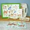 Woodland Wildlife Spoon Rest Kitchen aid with Hole for Hanging