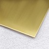 Create idea Pack of 2 H62 Solid Brass Sheet 152mm