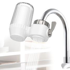 Wasserhahn Filter, Wasserhahnfilter Für Trinkwasser, Filter Wasserhahn Kalkfilter Wasserhahn, Kalkfilter Wasserhahn Tap Water Filter Für Entfernt Chlor, Schwermetalle Und Schlechten Geschmack