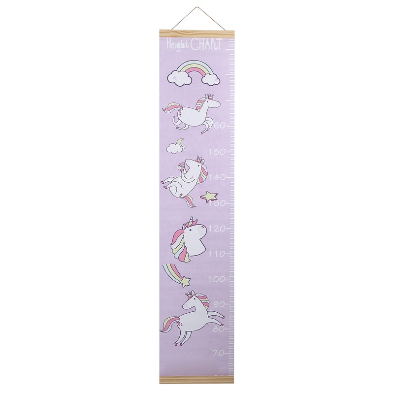 Kid's Growth Chart Removable Hanging Wall Decor Height Measuring Ruler