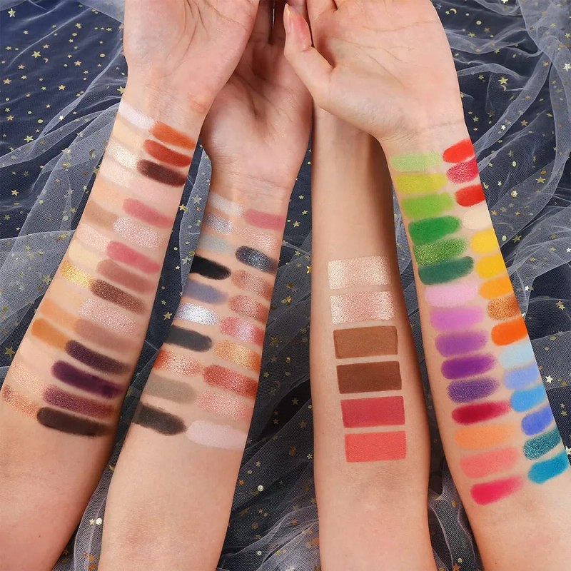 Kit De Maquillaje Profesional Paleta De Maquillaje+cepillos Desnudo