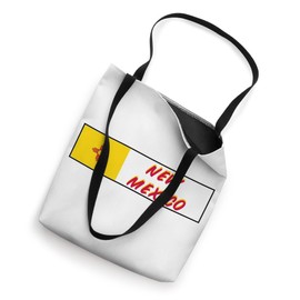 New Mexico Flag Bumper Sticker Tote Bag