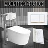 Dual Flush Actuator Plate Compatible with Geberit Sigma30 115.883.KK.1 Toilet