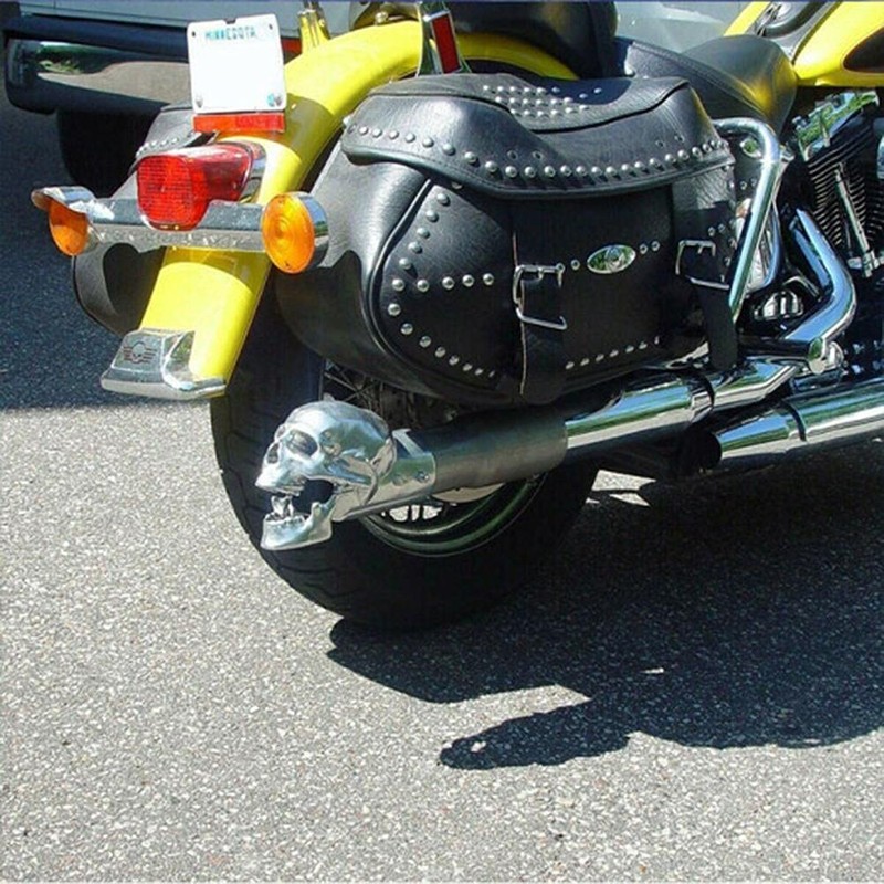 Hopowa Hammerte Aluminium Skull Exhaust Tip (3 Inches)