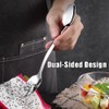 Ouliget Double End Grapefruit Spoons,Stainless Steel Fruit Spoon Utensil Set,Serrated
