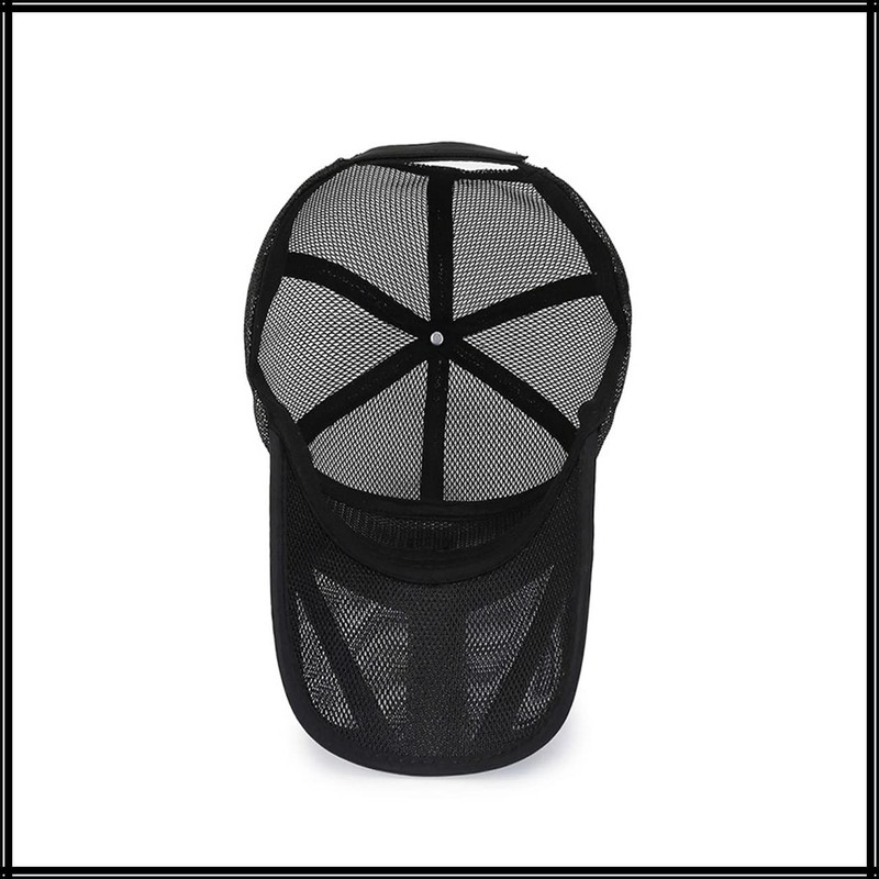 White Fang CA560 Hat, English, Logo, Mesh Cap, Simple Design,
