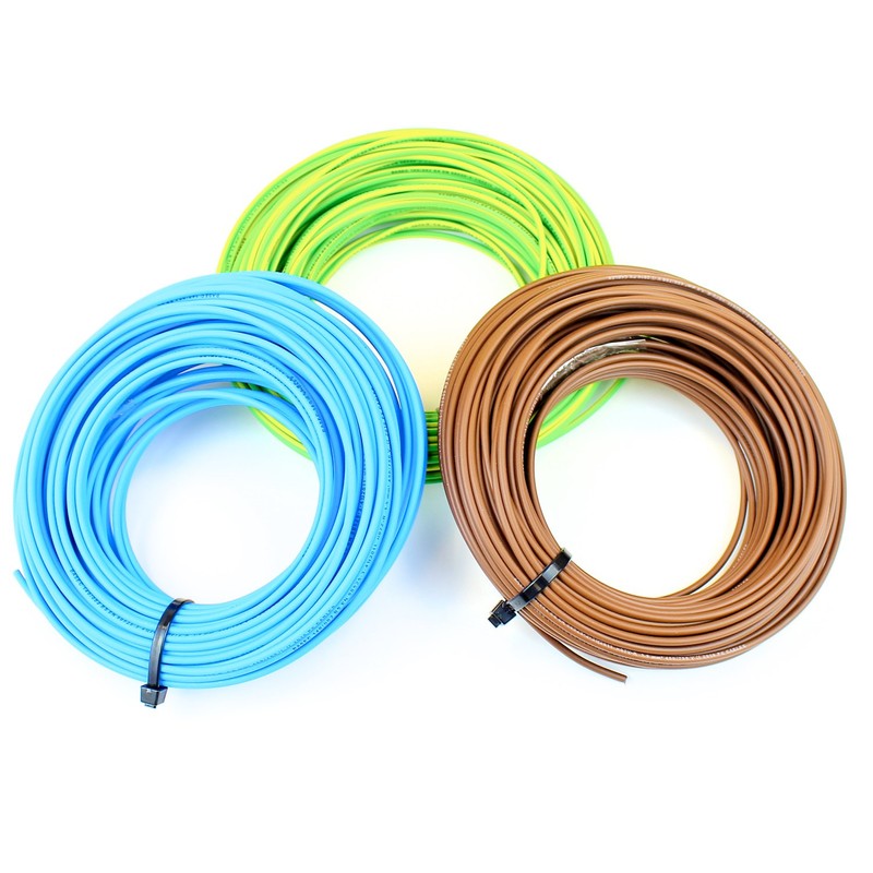 6 mm Single Core Conduit Cable 6491X Blue & Brown