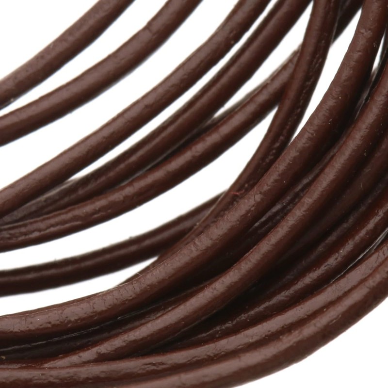 The Beadsmith Leather Cord – Brown – 1mm Spool –