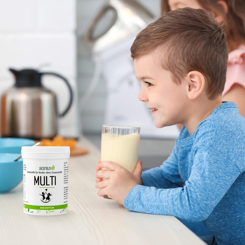 Sanuvit Children's Multivitamin Fruit Powder/Vitamins and Minerals as a Delicious