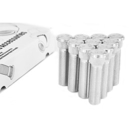 Project Innovation 60mm Total Length Long Extended Wheel Studs Wheel Bolts Compatible with Toyota Tundra Pick up Trucks m14x1.5x60 Year 2007-2021 1 Set 10pcs