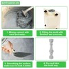 Gdrasuya10 Cement Roman Balustrades Molds 27.6" Concrete Roman Molds Plastic