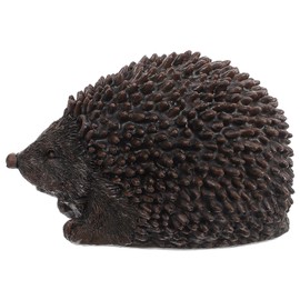 SUPVOX Hedgehog Key Hider, Outside Spare Door Key Box Key Holder, Outdoor Small Garden Hedgehog Statues Animal Ornament Jewelry Trinkets Box for Key, Ear Studs, Ring,