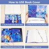 craspire Magic Elements Stretchy Book Cover Washable Reusable Large Book